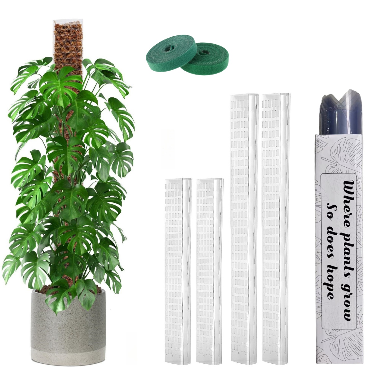 Sphagnum Moss Dry - 24 Zoll/36 Zoll/48 Zoll Kunststoff-Moosstange für