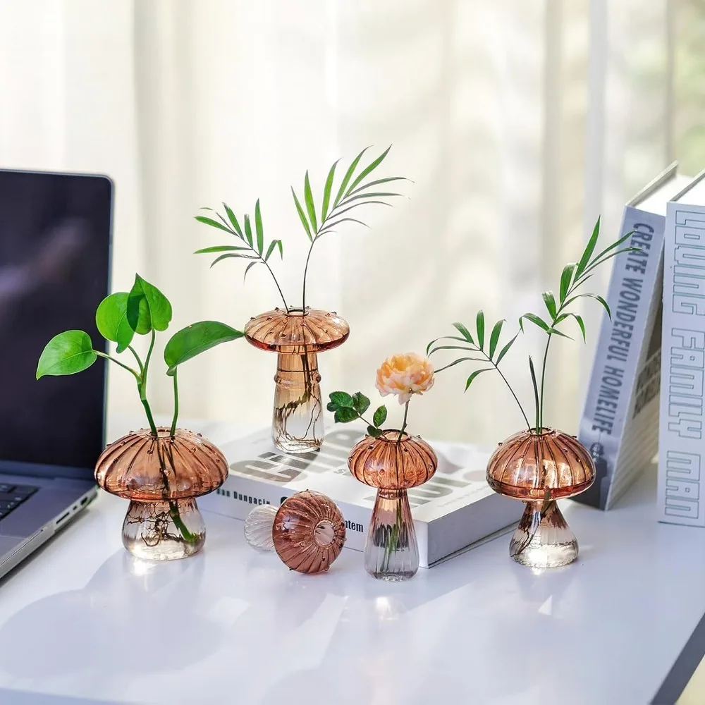 Pilzförmige, geriffelte Glas-P – Propagation Station Vase Bewertung und Preis